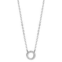 Collier Silber Zirkonia rhodiniert 39-45 cm verstellbar-594522