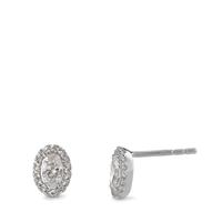 Ohrstecker 375/9 K Weissgold Zirkonia-594899