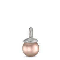 Charmanhänger aus Edelstahl mit Aluminium in Light Rosé, Ø7mm-595291