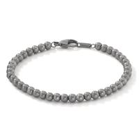 Armband Adonic aus sandmattierten Edelstahlkugeln Ø5mm, 21cm -595318