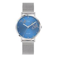 Uhr Edelstahl, Metall Zirkonia Schmetterling Ø34 mm-595850