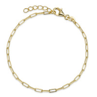 Armband Silber gelb vergoldet 16-19 cm verstellbar-596377