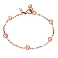 Armband Globe Rosé aus Edelstahl 16.5-18 cm verstellbar-596535