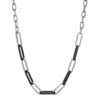 Collier Soho Silver aus Edelstahl mit Carbon 42-45 cm verstellbar-596993