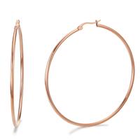 Creolen Edelstahl rosé IP beschichtet-597202