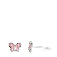 Ohrstecker Silber rhodiniert Schmetterling-597214