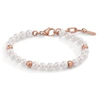 Armband Arya Rosé aus Edelstahl mit Muschelperlen, verstellbar 17.5-21.5 cm, Ø6mm-597853