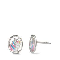 Ohrstecker Silber rhodiniert Einhorn-598218