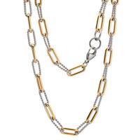 Collier Edelstahl gelb IP beschichtet 45.5-47 cm verstellbar-598238