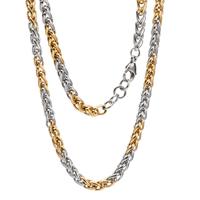 Collier Edelstahl gelb IP beschichtet 45.5-47 cm verstellbar-598248