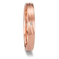 Partnerring 750/18 K Rosegold Diamant 0.008 ct, tw-vsi-598473