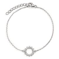 Armband Silber Zirkonia rhodiniert 16-18 cm verstellbar-598595
