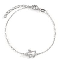 Armband Silber Zirkonia rhodiniert Engel 16-20 cm verstellbar-598599
