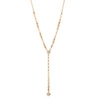 Y-Collier Bronze Zirkonia vergoldet 40-45 cm verstellbar-598843