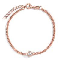 Armband Silber Zirkonia rosé vergoldet 16-19 cm verstellbar-599395