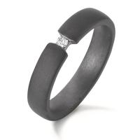 Solitär Ring Tantal Diamant 0.03 ct, w-si-599740