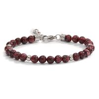 Armband Edelstahl Labradorit 20-22 cm verstellbar Ø6.5 mm-599994