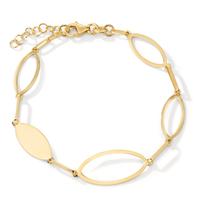 Armband Silber gelb vergoldet 17-19 cm verstellbar-600023