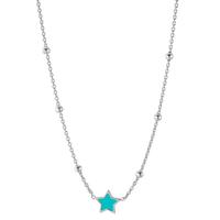 Collier Silber rhodiniert Stern 38-43 cm verstellbar-600288