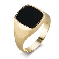 Fingerring 375/9 K Gelbgold Onyx-600364