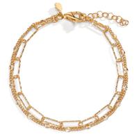 Armband Silber gelb vergoldet 18-20 cm verstellbar-600406
