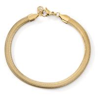 Armband Edelstahl gelb IP beschichtet 18.5-19.5 cm verstellbar-600440