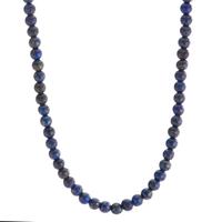 Halskette Muse mit Lapislazuli-Perlen, 42-45 cm verstellbar, Ø4 mm-600468