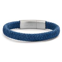 Armband Edelstahl, Textil 21.5 cm-600623