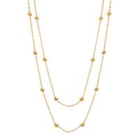 Collier Edelstahl gelb IP beschichtet 40-45 cm verstellbar-600899