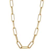 Collier Edelstahl gelb IP beschichtet 45-50 cm verstellbar-600906