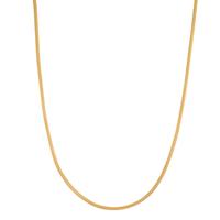 Collier Silber gelb vergoldet 42-45 cm verstellbar Ø1.9 mm-601007