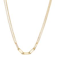 Collier Silber gelb vergoldet 42-45 cm verstellbar-601014