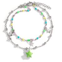 Armband Silber rhodiniert Stern 17-20 cm verstellbar-601042