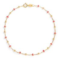 Armband 750/18 K Gelbgold emailliert 19 cm-601619