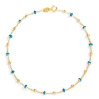 Armband 750/18 K Gelbgold emailliert 19 cm-601620