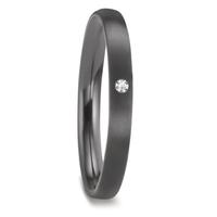 Partnerring Zirkonium Diamant 0.02 ct, w-si-601949