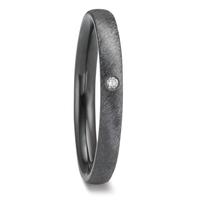 Partnerring Zirkonium Diamant 0.02 ct, w-si Ø8 mm-602551