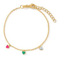 Armband Silber gelb vergoldet 16-19 cm verstellbar-603226