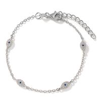 Armband Silber Zirkonia vergoldet 16-19 cm verstellbar-603227
