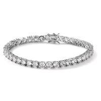 Armband Silber Zirkonia rhodiniert 20 cm-603582