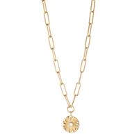 Collier Silber gelb vergoldet Perlmutt weiss 38-41 cm verstellbar-603729