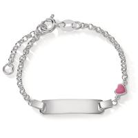Gravurarmband Silber lackiert Herz 12-14 cm verstellbar-603765