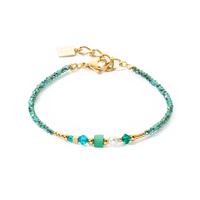 Armband Edelstahl gelb IP beschichtet 17-20 cm verstellbar-604513
