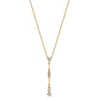 Y-Collier Bronze Zirkonia 40-45 cm verstellbar-605167
