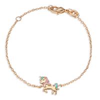 Armband Bronze lackiert Einhorn 13-15 cm verstellbar-605185