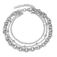 Armband Silber rhodiniert 17-19 cm verstellbar-605957