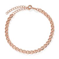 Armband Silber rosé vergoldet 17-21 cm verstellbar-606436
