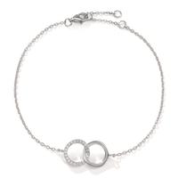 Armband Silber Zirkonia rhodiniert 17-20 cm verstellbar-606458