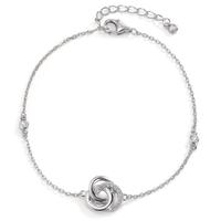 Armband Silber Zirkonia rhodiniert 17-20.5 cm verstellbar-606467
