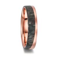Partnerring 750/18 K Rotgold, Carbon-606524